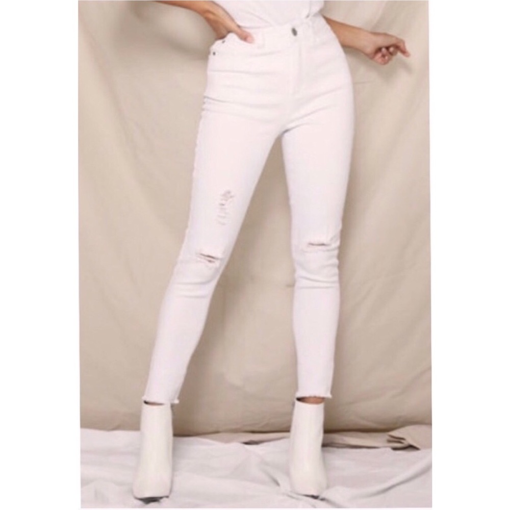 Runaway‎ The Label | Women’s White ASPEN JEANS